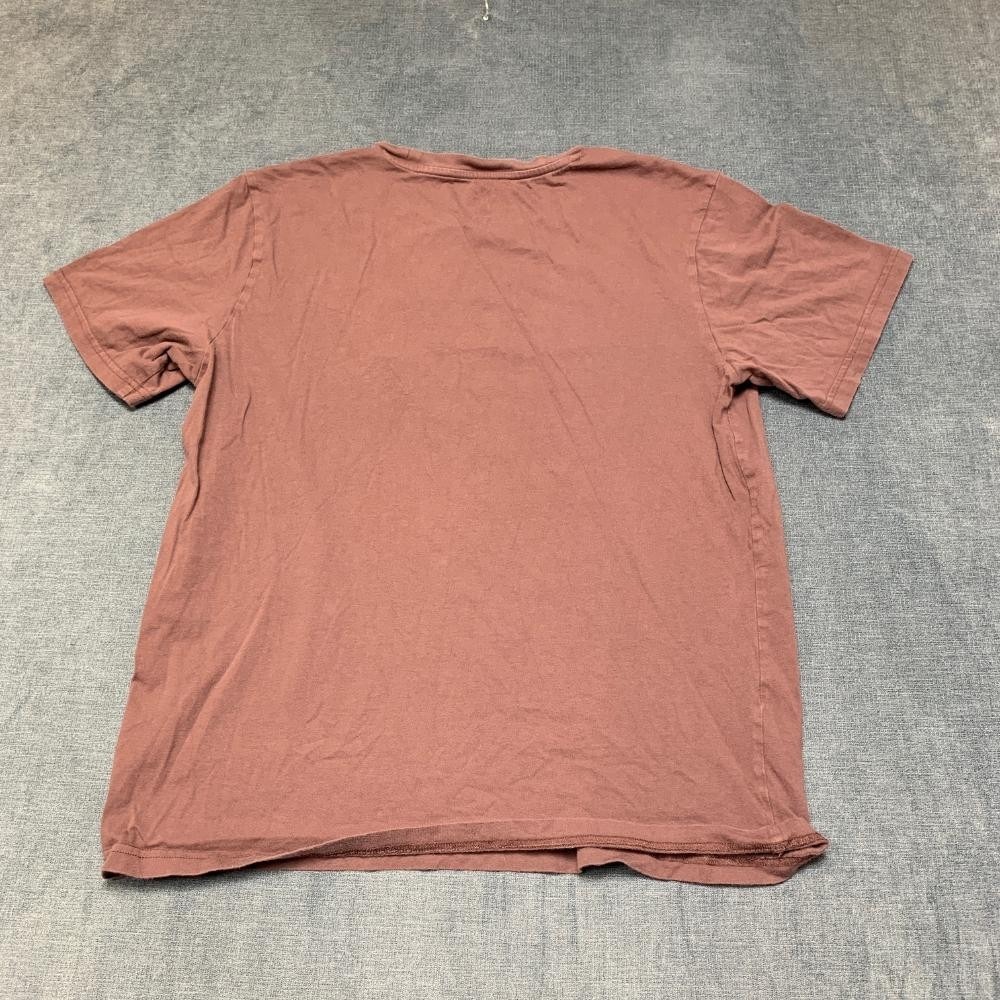 Converse T-Shirt Mens Large Coral Brown Cotton Logo Graphic Casual Outdoor Tee - Picture 10 of 14